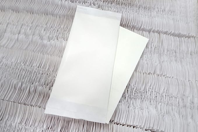 PORTA POSATE IN CARTA PAGLIA FONDO BIANCO 1000pz - immagine 2