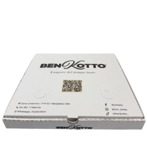 BOX PIZZA PERSONALIZZATO STAMPA DIGITALE 33×33 ” BENKOTTO “